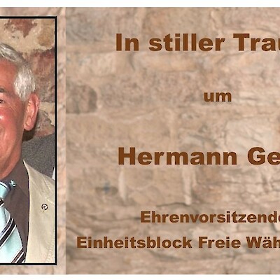 Beitragsbild Nachruf Hermann Geier