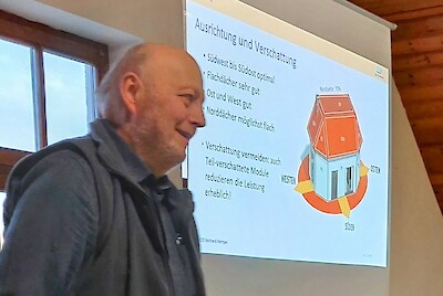 Beitragsbild Zweiter Informationsabend zum Thema „PV-Anlage auf eigenem Dach“