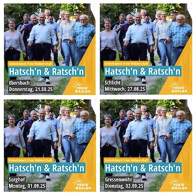 Beitragsbild „Hatsch’n & Ratsch’n“: Unsere Bürgergespräche in Vilseck